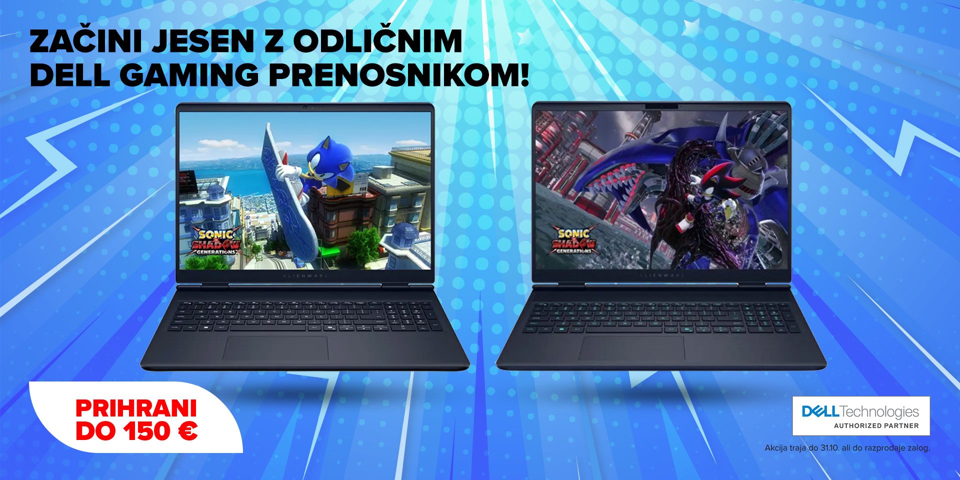 akcija dell alienware gaming prenosnik 